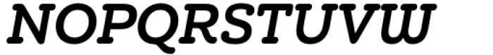 Chennai Slab Condensed Ex Bold Oblique Font UPPERCASE