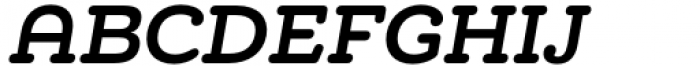 Chennai Slab Extended Ex Bold Oblique Font UPPERCASE