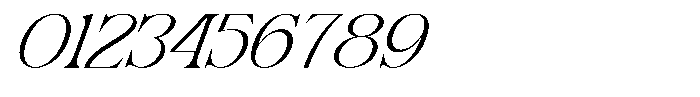 Chenolyta Oblique Font OTHER CHARS