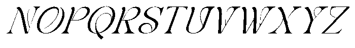 Chenolyta Oblique Font UPPERCASE