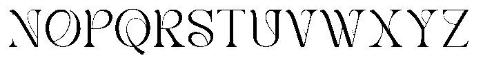 Chenolyta Regular Font UPPERCASE