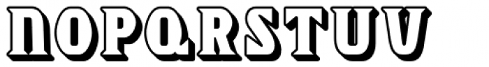 Chequers Embossed Font LOWERCASE