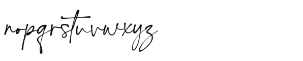 Cherlotte Font LOWERCASE