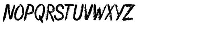 Chero Scary Brush Display Font UPPERCASE