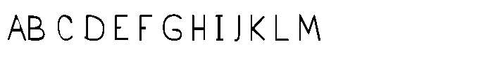 Cherokee Bickerdike 01 Bold Font UPPERCASE