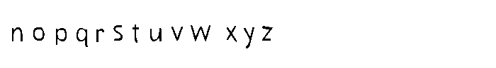 Cherokee Bickerdike 01 Bold Font LOWERCASE