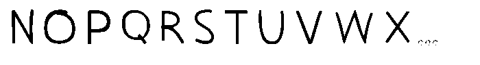 Cherokee Bickerdike 01 Regular Font UPPERCASE