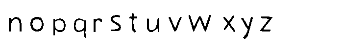 Cherokee Bickerdike 01 Regular Font LOWERCASE