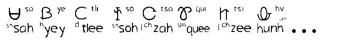Cherokee East Bick 05 Bold Font UPPERCASE