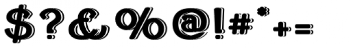 Cherritt Embossed Font OTHER CHARS