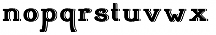 Cherritt Embossed Font LOWERCASE