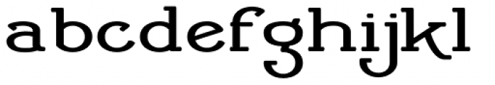Cherritt Exp Regular Font LOWERCASE