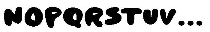 Cherry Chubby Font UPPERCASE