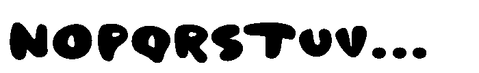 Cherry Chubby Font LOWERCASE