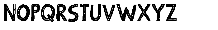 Cherry Dance Inline Font UPPERCASE