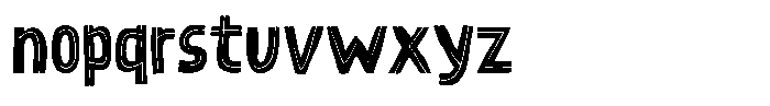 Cherry Dance Inline Font LOWERCASE