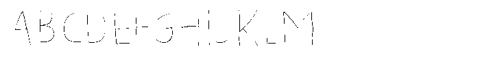 Cherry Dance Line Font UPPERCASE