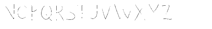 Cherry Dance Line Font UPPERCASE