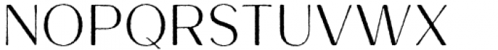Cherston Light Rough Font LOWERCASE