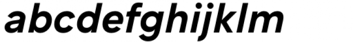 Chesna Grotesk Bold Italic Font LOWERCASE