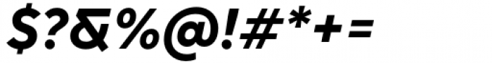 Chesna Grotesk Extra Bold Italic Font OTHER CHARS