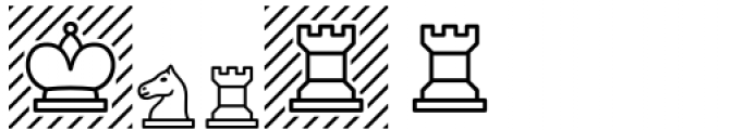 Chessnota Regular Font UPPERCASE