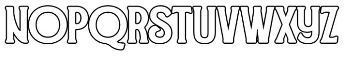 Cheto Outline Font UPPERCASE