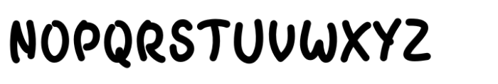 Chewycup Handwritten Font UPPERCASE