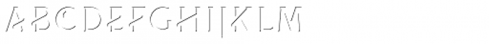 ChiQuel Inner Shadow Font LOWERCASE