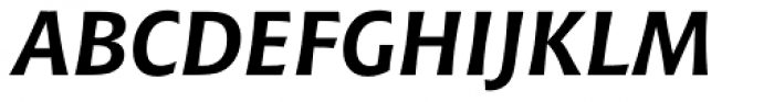 Chianti WGL4 Bold Italic Font UPPERCASE