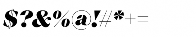 Chiaroscura Black Italic Font OTHER CHARS