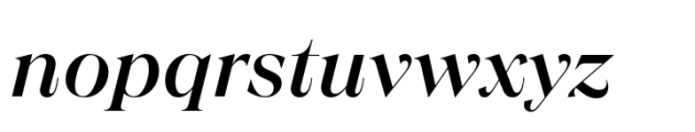 Chiaroscura Medium Italic Font LOWERCASE
