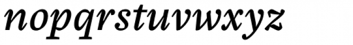 Chiavettieri Italic Font LOWERCASE