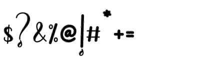 Chic Cat Regular Font OTHER CHARS
