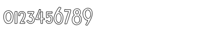 Chicago Boulevard Outline Font OTHER CHARS