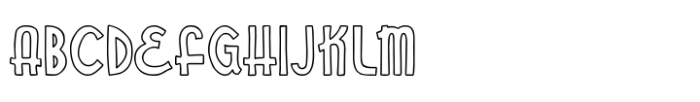 Chicago Boulevard Outline Font