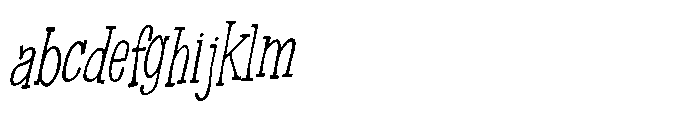 Chicharron Oblique FONT