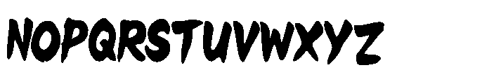 Chicken Punk Font UPPERCASE