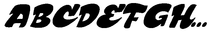 Chicoe Oblique Font UPPERCASE