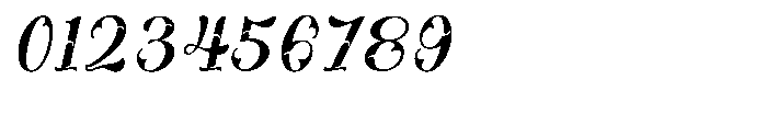 Chidonki Italic Font OTHER CHARS