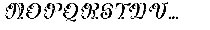 Chidonki Italic Font UPPERCASE