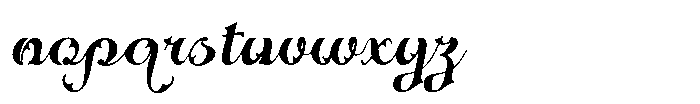 Chidonki Italic Font LOWERCASE