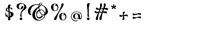 Chidonki Regular Font OTHER CHARS