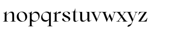 Chiffon Medium Font LOWERCASE