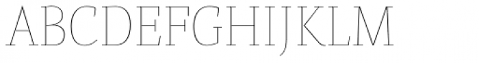 Chift Display Hairline Font UPPERCASE