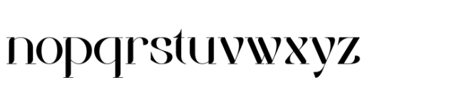 Chiga Font LOWERCASE