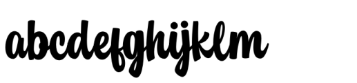 Chilcilla Regular Font LOWERCASE