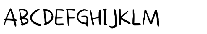 Child Pencila Font UPPERCASE