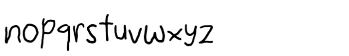 Childish Harmony Font LOWERCASE
