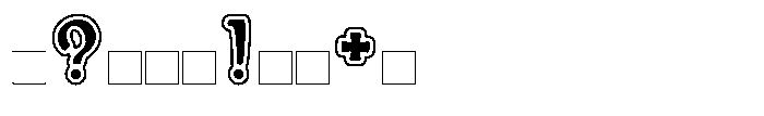 Childmar Bold Line Font OTHER CHARS